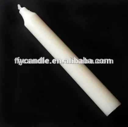 white la bougie /pillar candle