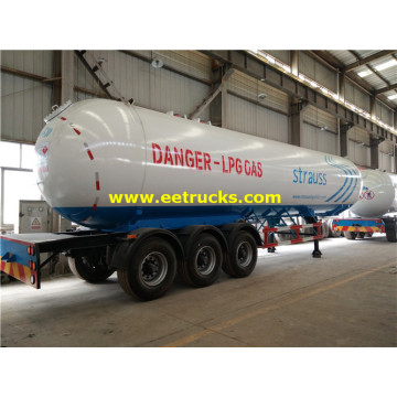 56cbm LPG Gas Delivery Tank Trailers