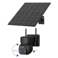 Y9 Dual Lens 5w Solar Panel Bateri Powered 4G Sim Card Outdoor PTZ Dome Wireless CCTV Network Camera