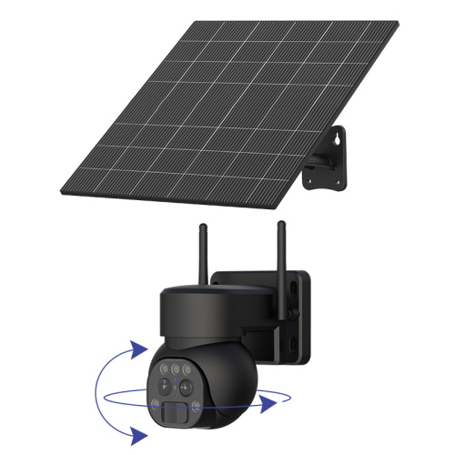 Y9 Dual Lens 5W Ηλιακό πάνελ με μπαταρία τροφοδοτείται 4G κάρτα SIM υπαίθρια κάμερα δικτύου PTZ Dome Wireless CCTV