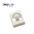 Sinine juhitud 460nm kuppel objektiiv SMD LED 60-kraadine