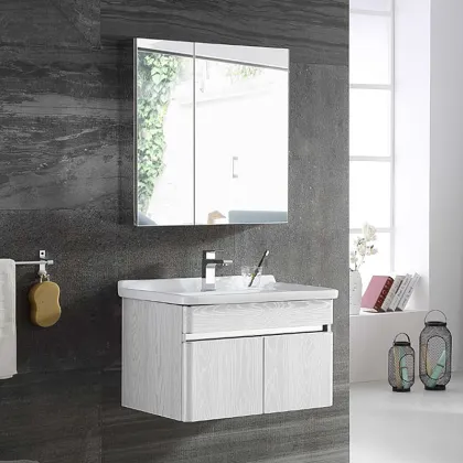 Modern Bathroom Vanity Cabinet with Washing Machine Storage