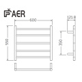 Rack de chauffage de serviette électrique de 5 barres