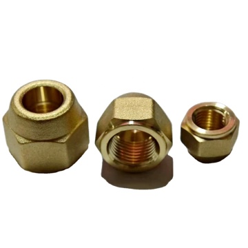Flare Nut Brass Short Hexagon Nut SAE 1/2 - Types 7010/22, 7010/33, 7010/44