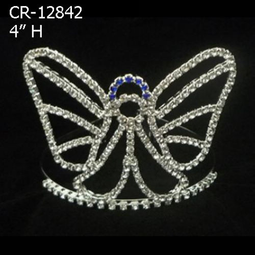 2018 Butterfly Shape Crown Tiara