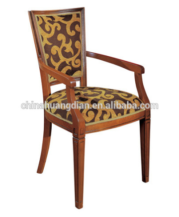 classic restaurant armchairs, wooden armchairs fabric covered HDAC957