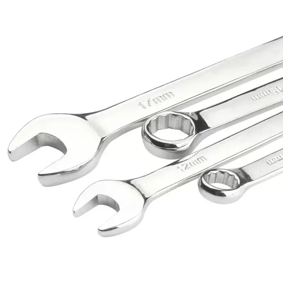 High-Quality 8mm to 32mm Repair Dual Purpose Combination Spanner and Wrench - Thin Combination Wrench