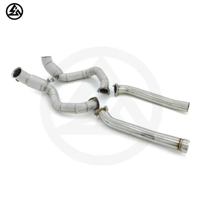 High Flow Catalytic Converter Downpipes for Aston Martin DB11 4.0TT