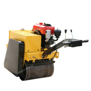 Mini Manual Manual de Mão Vibratando Hidráulico Sistema Double Drum Road Roller Compactor - Preço de 600 kg