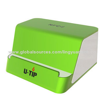 Double speaker mini desktop Bluetooth speaker for iPad