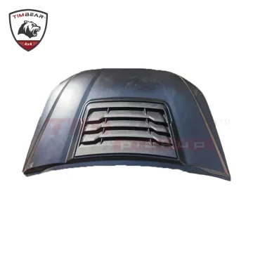 Auto Accessories ABS Black Bonnet Scoop Hood Scoop Cover for Ford Ranger 2016-2020