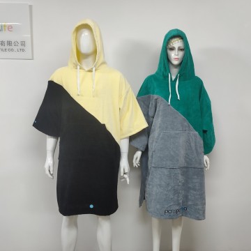 unisex cotton hooded beach towels surf changing robe