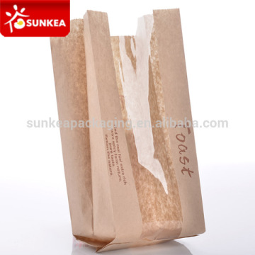 Takeaway low cost food paper bag with logo print