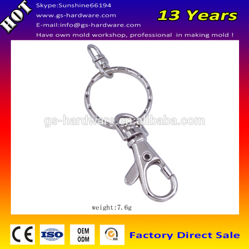 metal snap swivel hook with keychains,JL-301