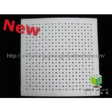 alternating circular perforated gypsum ceiling tile