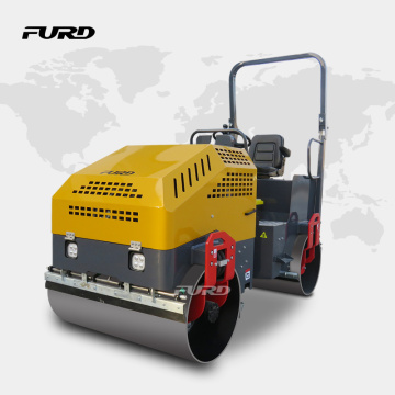High efficiency 2.5ton full hydraulic ride on double drum vibration compactor roller for sale