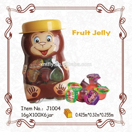 16g Mini Fuit Jelly in Saving Pot Jar