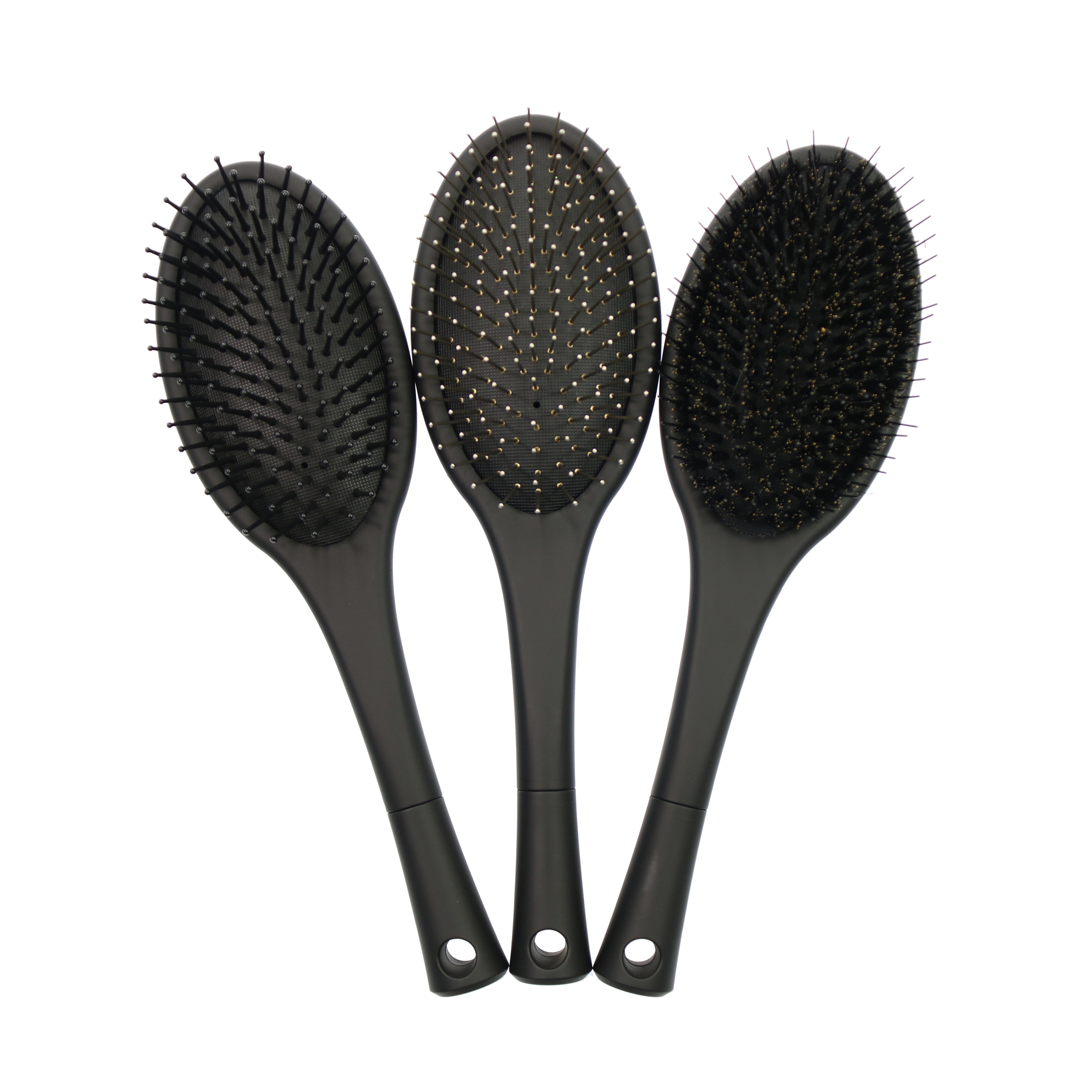Pincel oval premium para estilo de cabelo liso
