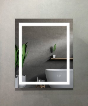 Led Lighted Wall Mounted Bathroom Vanity Mirror