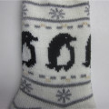 Unisex Penguin Jacquard Slipper Socks