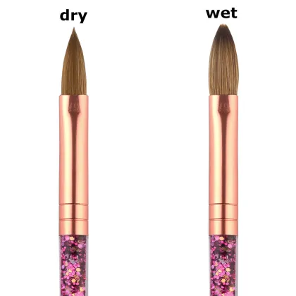 Gel Nail Art Pink Kolinsky Brush