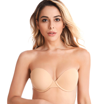 Soutien-gorge en silicone invisible pour femme, auto-adhésif