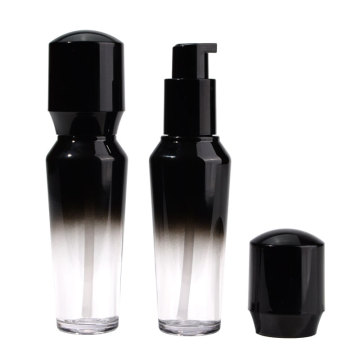 Round Plastic Pump PETG Bottle for Makeup Packaging: Concealer Stick and Liquid Foundation Bottle