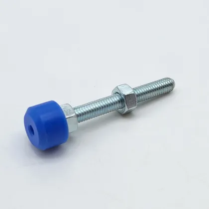Custom plastic Handle Thumb Screw on rubber feet