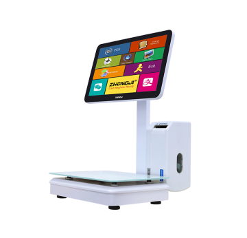 Anypay Zhongji LS10 AI Touchscreen Etichetta Sistema POS per supermercati di frutta
