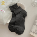 버전 간단한 수직 스트라이프 메쉬 짧은 양말