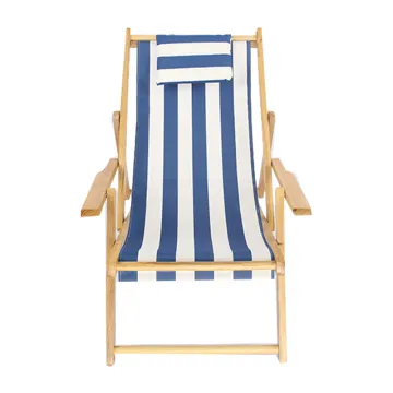 Top Quality Folding Portable Beach Chair - Wooden Camping Recliner
