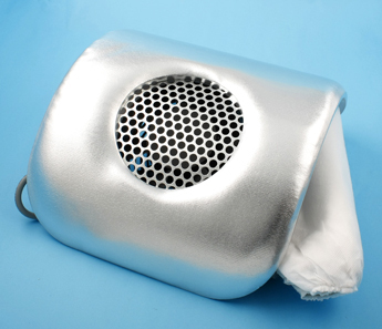110V/220V New Glossy Silver Nail Drill Art Dust Suction Collector Manicure Salon
