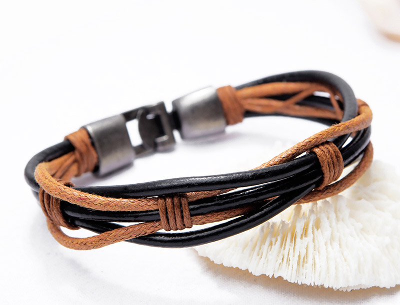 vintage leather bracelet