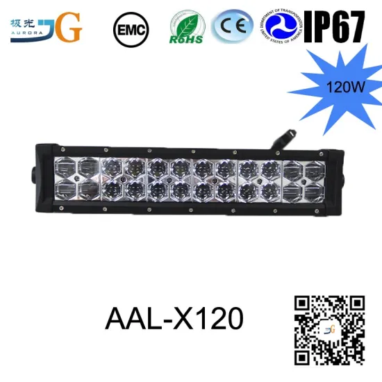 High Lumen Super Bright 13.5Inch 120W 24V 6D Light Bars Trucks Led