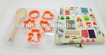 8pcs home made silicone kids baking pastry set CK-BS204