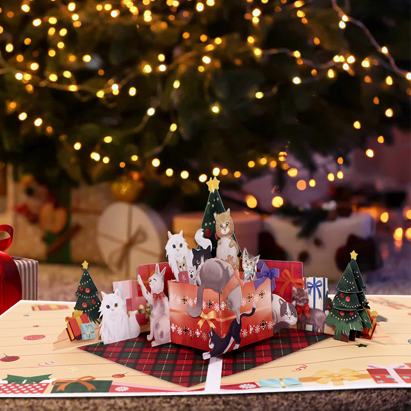Pop Up Greeting Card for Christmas