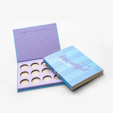 Empty 9 Colors Eyeshadow Palette Box With Magnetic