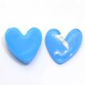 Beautiful Glitter Heart Shaped Resin Cabochon 100pcs Flatback Beads Slime DIY Craft Decoration Beads Charms