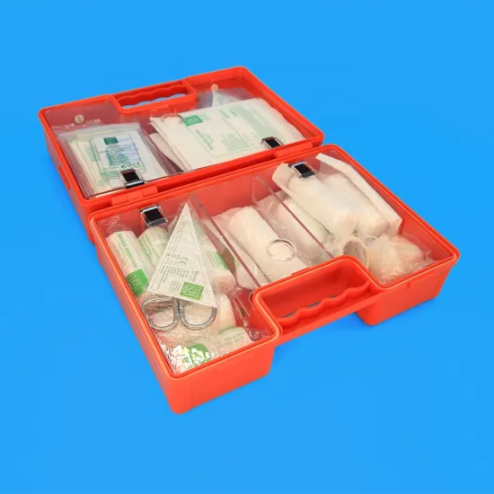 Factory direct custom outdoors care equipment first aid kits box for medical plastic