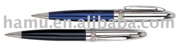 slim heavy twist metal pen