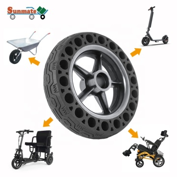 8/8.5 Inch Electric Mobility Scooter with Solid Honeycomb Wheels and 8 Inch Bias Tire Design