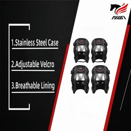 Kids and Adults Roller Skating Protective Gear Set - Elbow, Knee Pads, Wrist Guards & Helmet