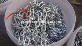 high quality zinc plated steel chain link with low price