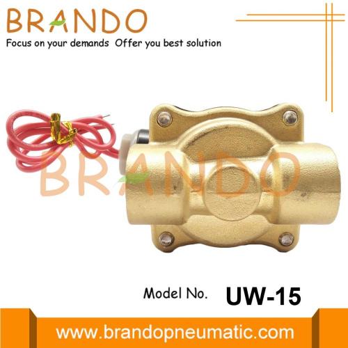 1/2 `` UW-15 Uni-D نوع النحاس الملف اللولبي صمام 220VAC