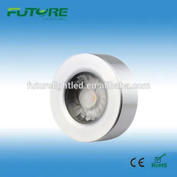 3W dimmable led ceiling puck light,cob led puck light 12V or 220V