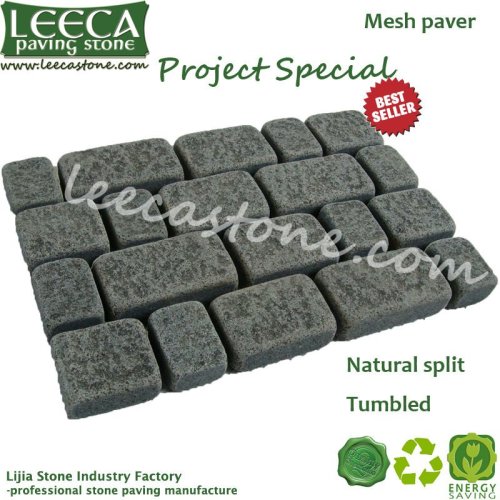 Granite driveway pavers stone mat