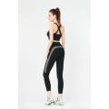 Women's Lycra Fit Comfortable Pants Striped Tight Yoga Pants Factory