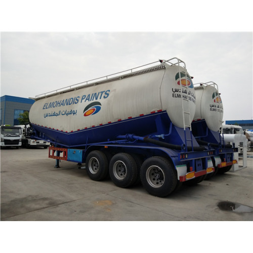 10000 gallon Rơ moóc chở hàng khô bằng khí nén ba trục