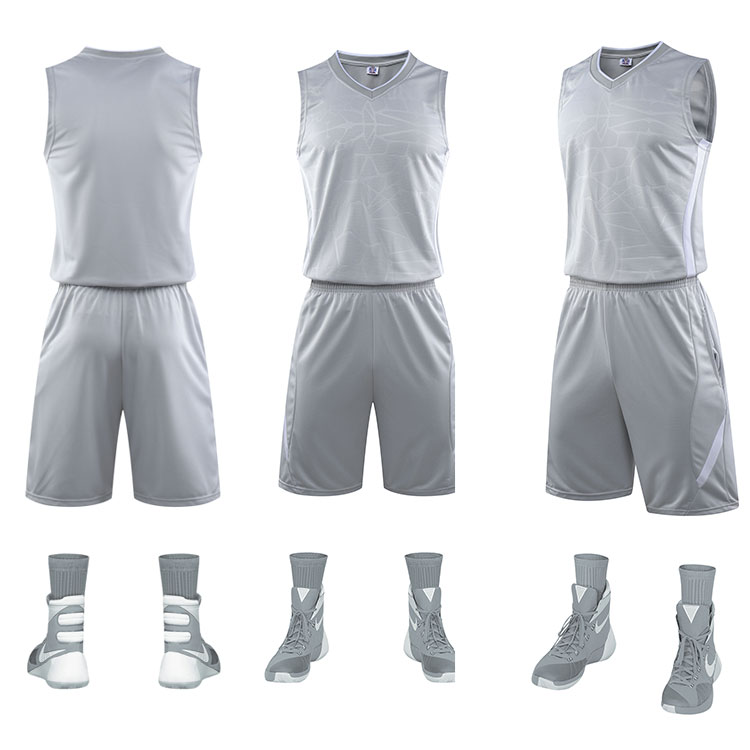 Maillot de basket blanc pour hommes et enfants