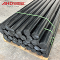 Polietileno de alta densidad de varilla de HDPE negro de 100 mm